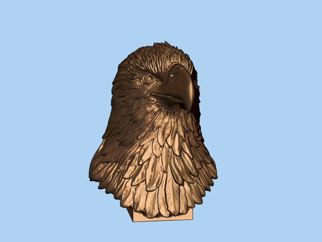 Majestic Eagle Bust Sculpture