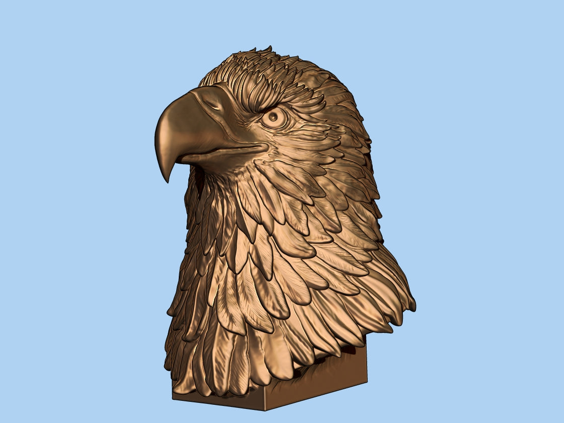 Majestic Eagle Bust Sculpture