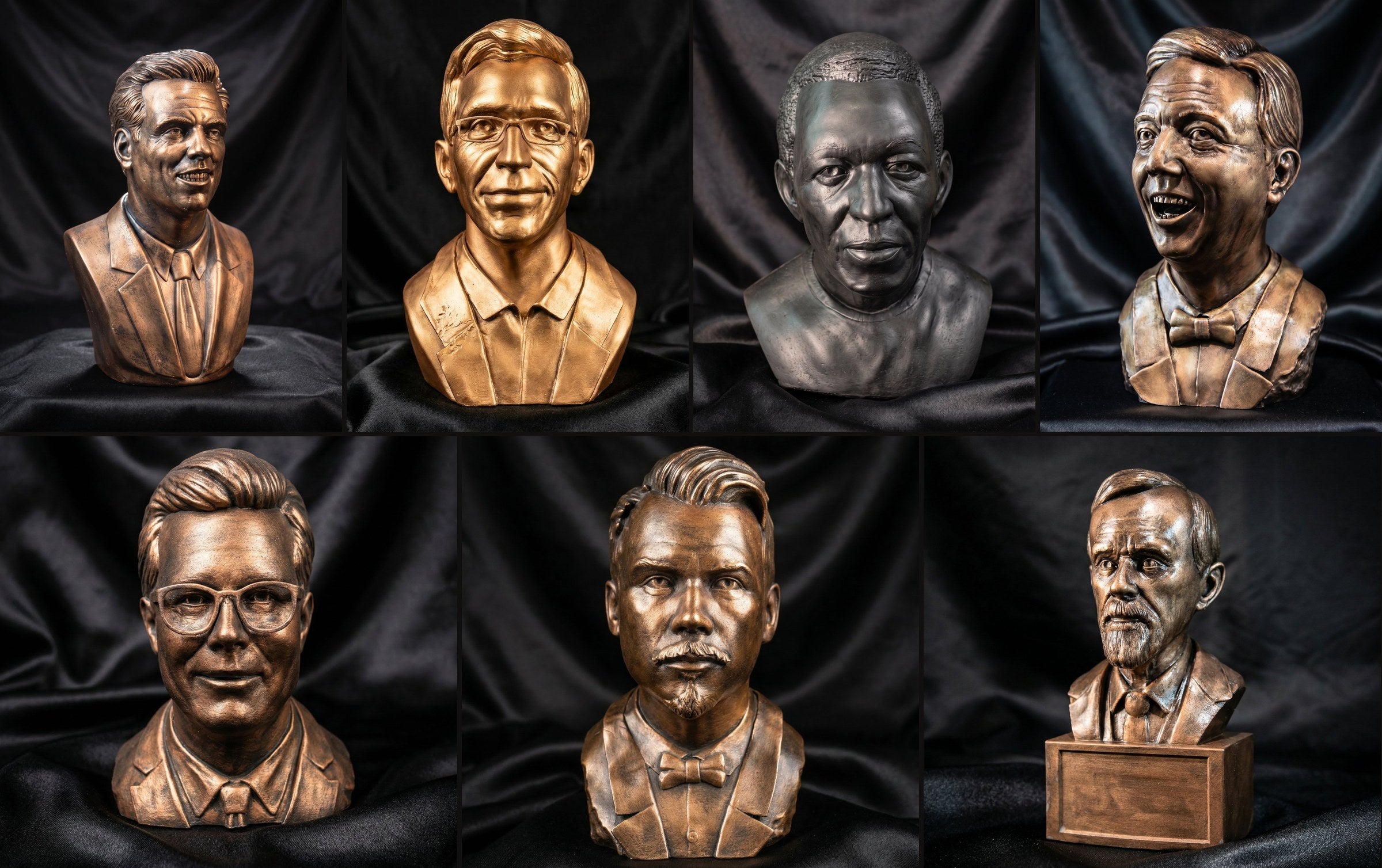 Elite Busts finished portrait sculptures