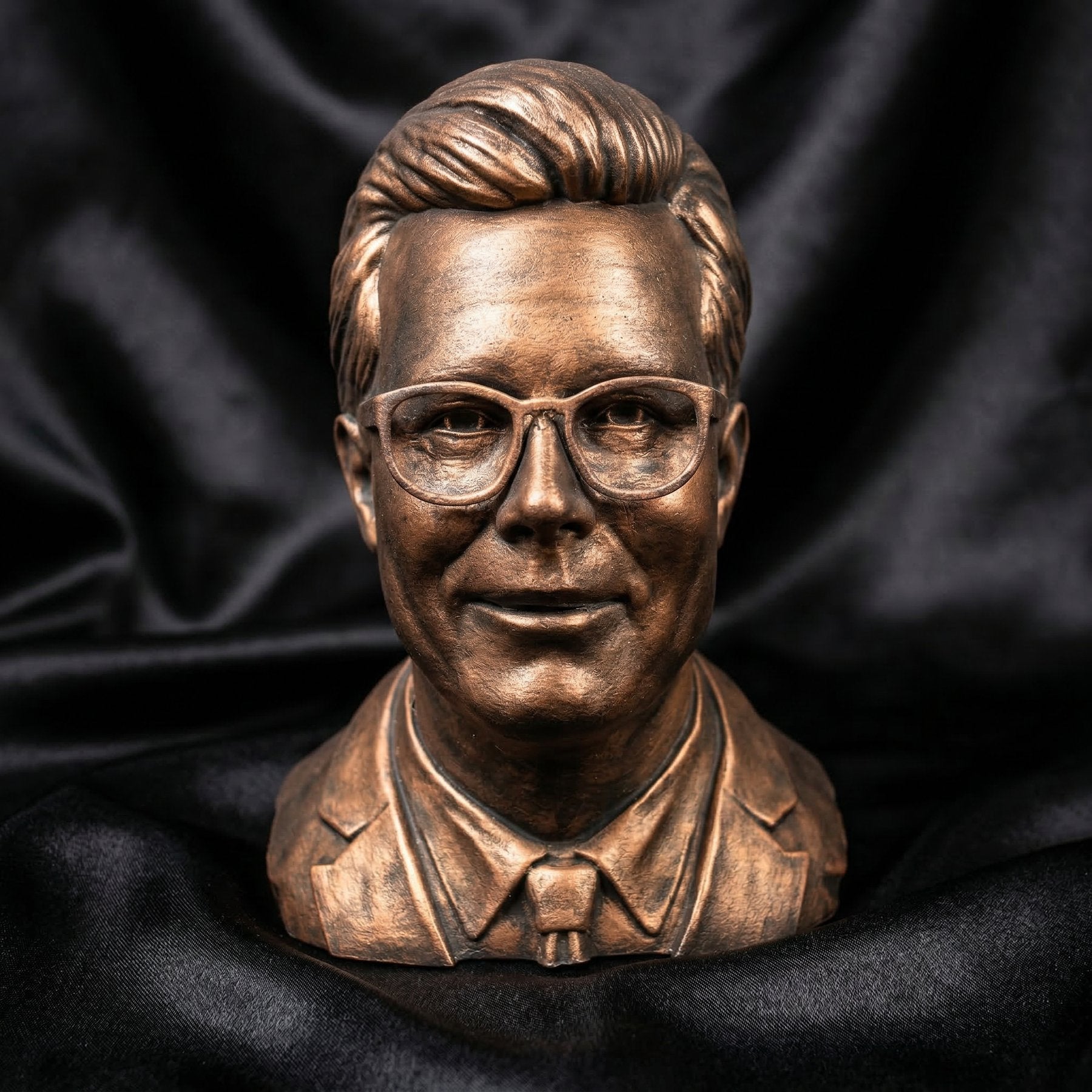 Recognizable to the people who know him.